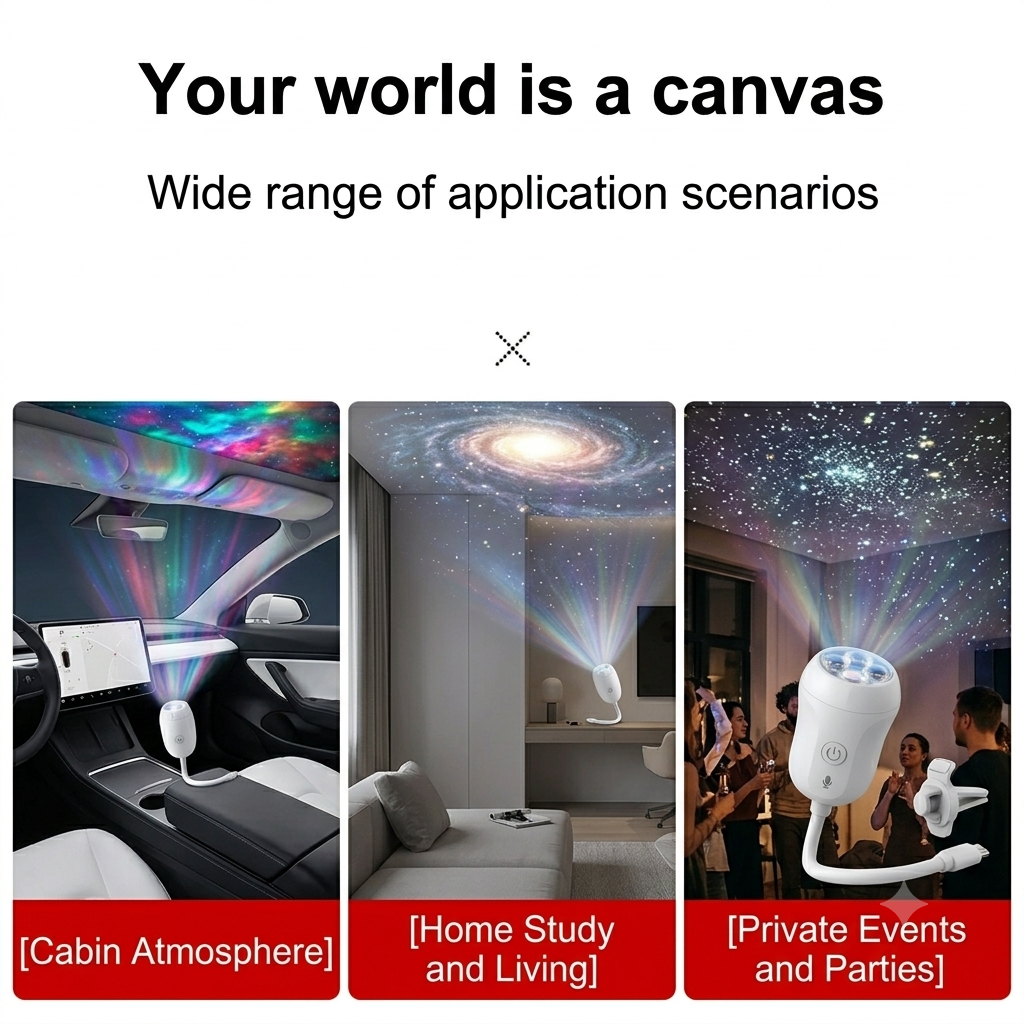 USB Portable Galaxy Light